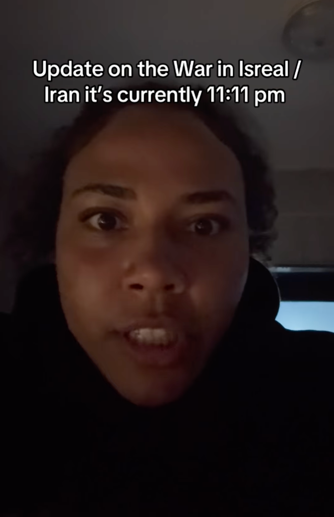 Former NCAA and Team USA women's basketball player Destiny Littleton shared footage Saturday of her experience fleeing Iranian counterstrikes in Israel. 